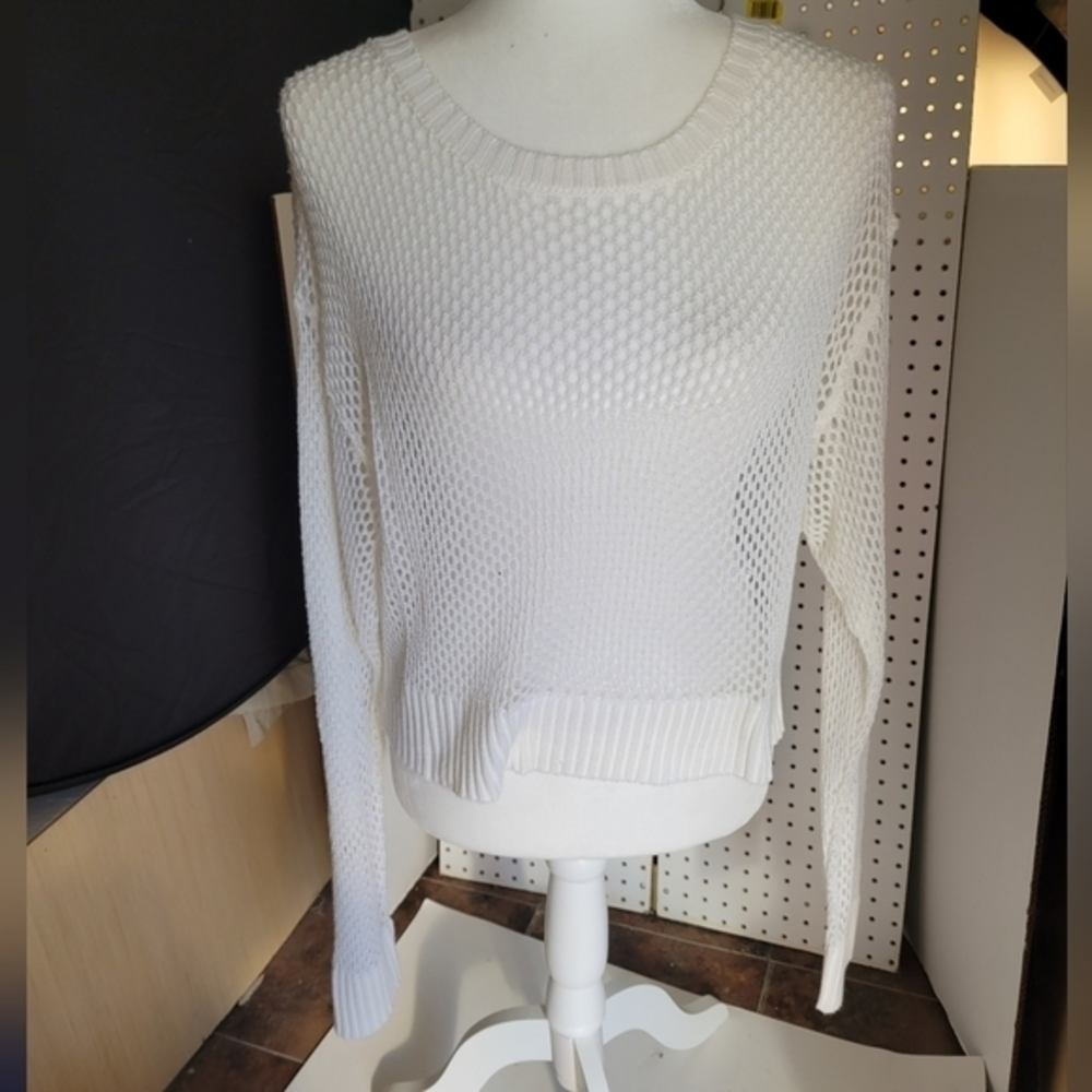 Double Zero Lovely Large size L Net/mesh sweater